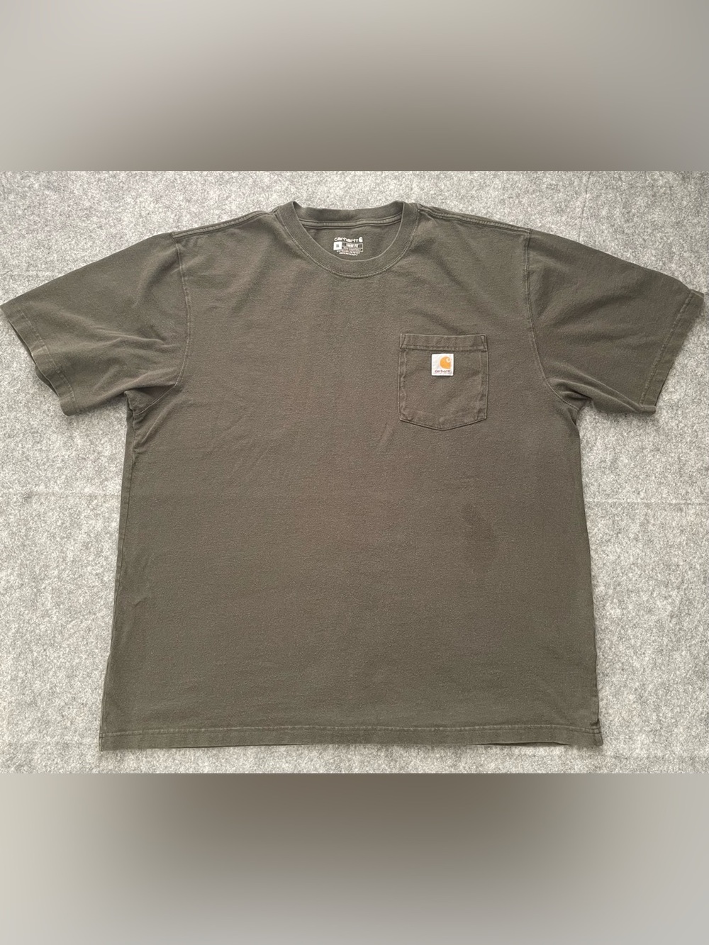 Carhartt Shirt Mens XL‎ Lot Of 2 Black Olive Loose Fit Workwear Heavyweight K87 - Picture 10 of 16